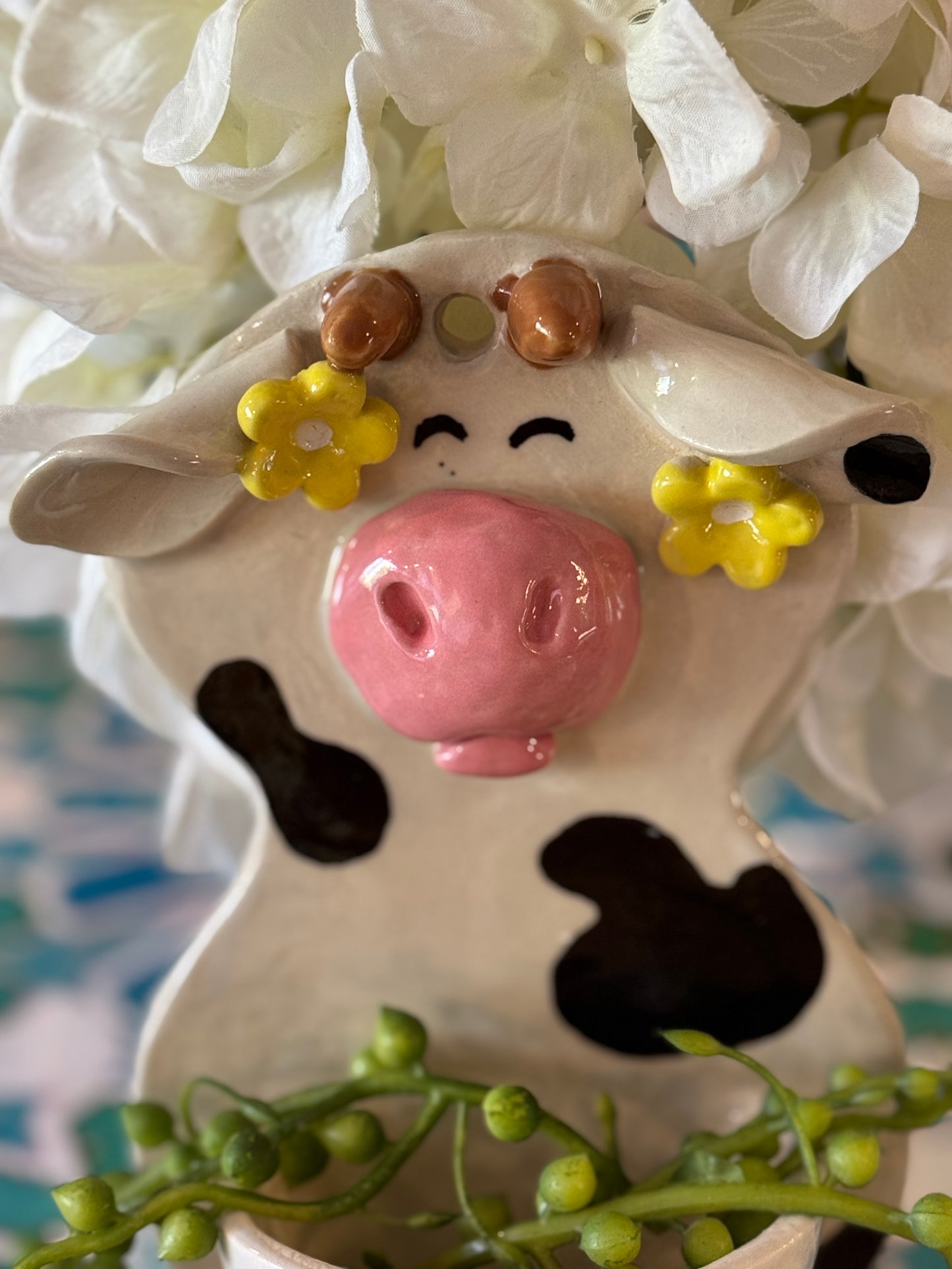 Daisy Cow Planter