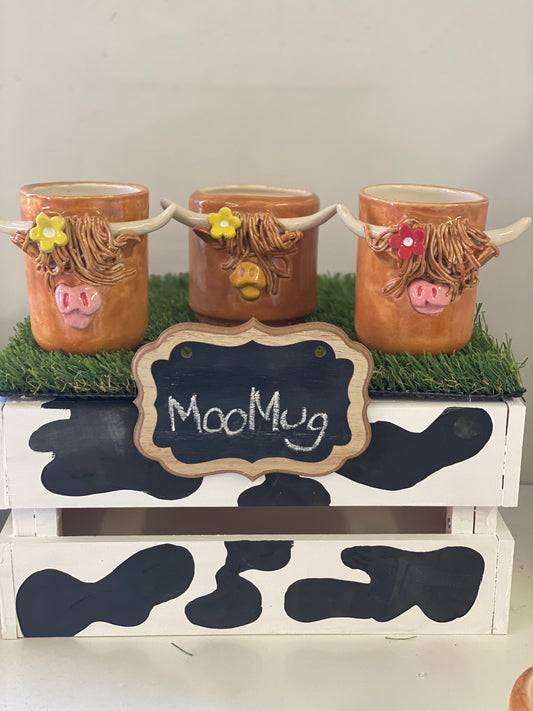 Pottery - Highland Moo Mug